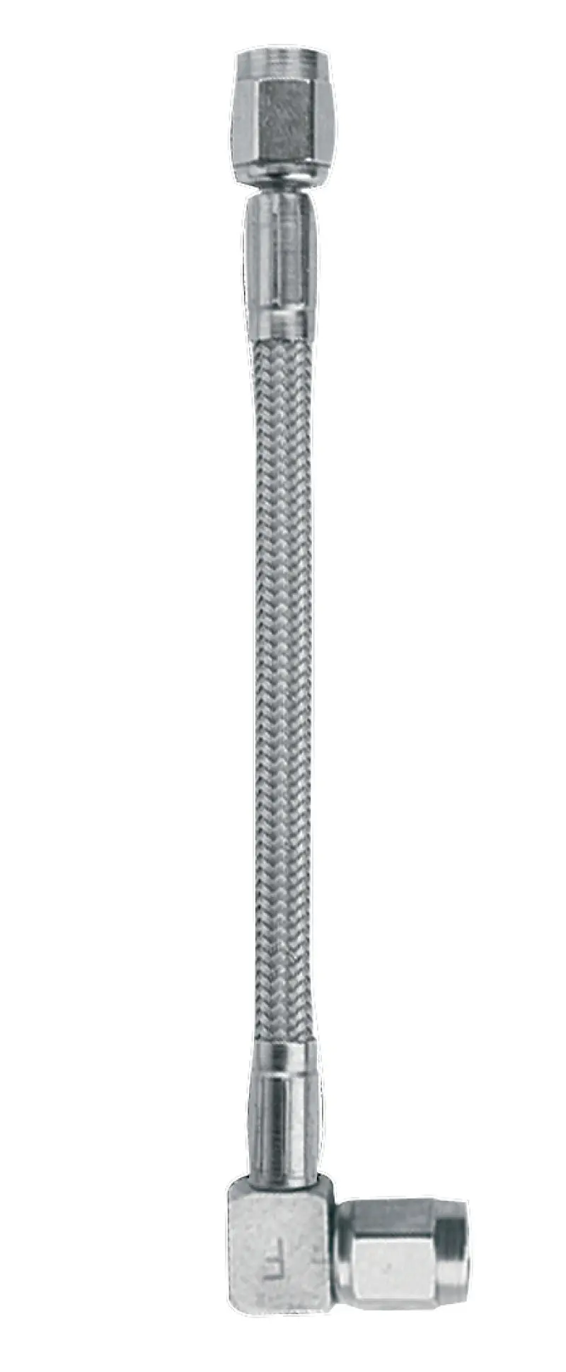 Fragola -3An Clear Braided Hose Assembly — Straight Fitting, 90-Inch Length 1