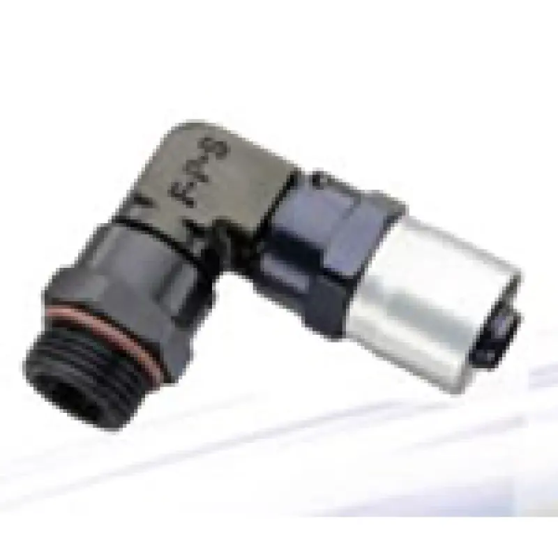 Fragola -8An 90-Degree Sport Crimp Hose End With 1/2" Npt Thread 1