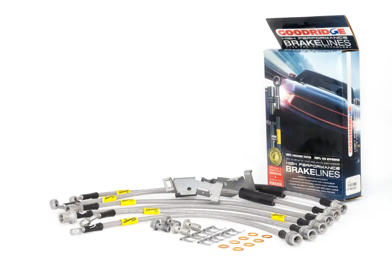 Goodridge 08-13 Chevrolet Silverado (W/ Rear Disc Brakes) Ss Brake Lines 1