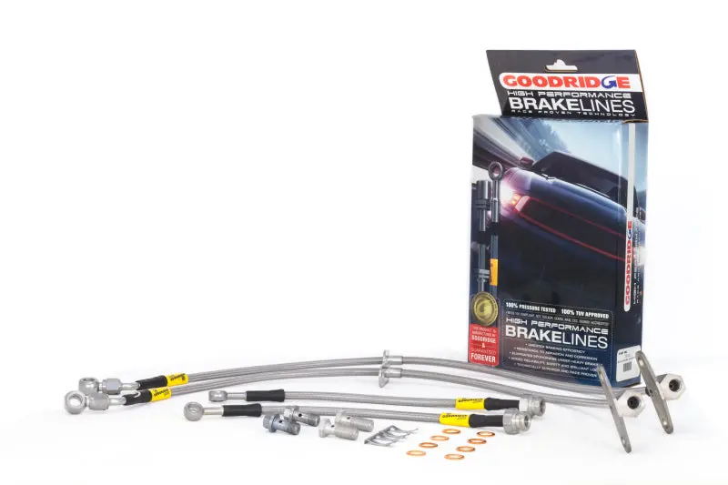 Goodridge Stainless Steel Brake Lines For 2003–2008 Mazda6 And 2006–2009 Ford Fusion 1