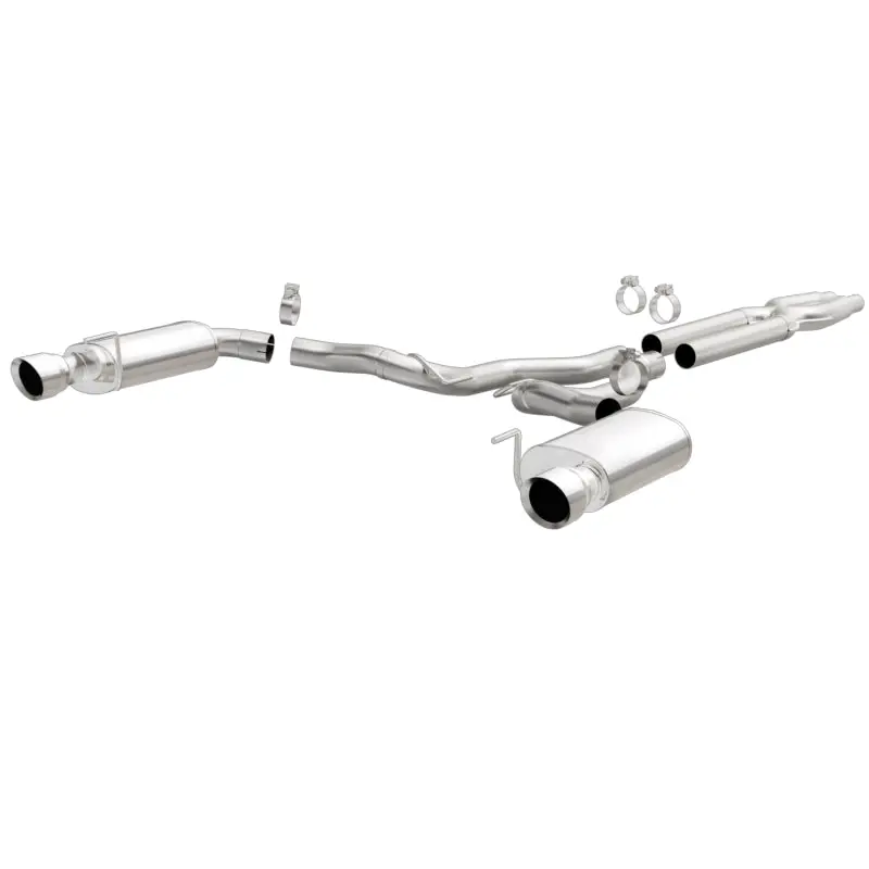 Magnaflow Stainless Steel Cat-Back Exhaust System For 2015 Ford Mustang Gt (5.0L V8) – 3-Inch Diameter, Dual Split Configuration, Polished 4.5-Inch Tips 1
