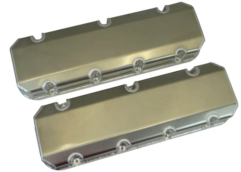 Moroso Brodix Sr20/Dart Pro1 Aluminum Valve Covers – 3" Tall, Exhaust & Intake Pockets, No Logo (Pair) 1