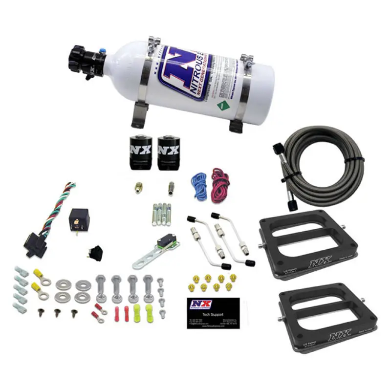 Nitrous Express Dual/Dominator/Gasoline Nitrous Kit (50-300Hp) W/5Lb Bottle 1