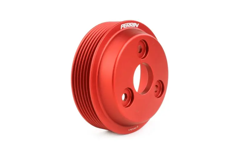 Perrin Lightweight Water Pump Pulley – Red, Compatible With 2015–2022 Subaru Wrx, 2014–2018 Forester Xt, And 2018–2021 Crosstrek 1