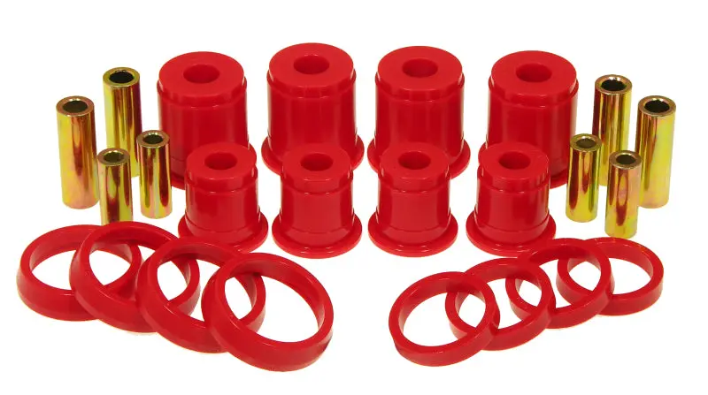 Prothane Polyurethane Control Arm Bushings — Front Or Rear, Red, For Jeep Tj 1