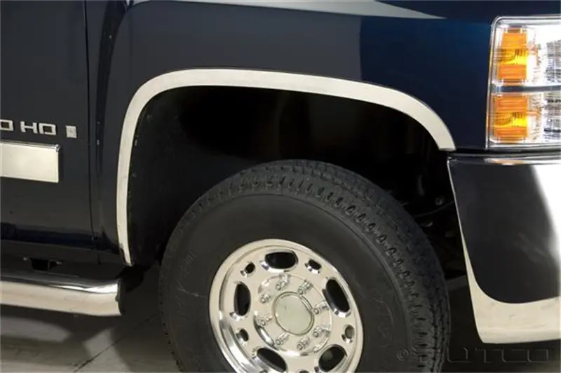 Putco 07-14 Chevrolet Silverado 2500Hd - Full (Does Not Fit Dually) Stainless Steel Fender Trim 1