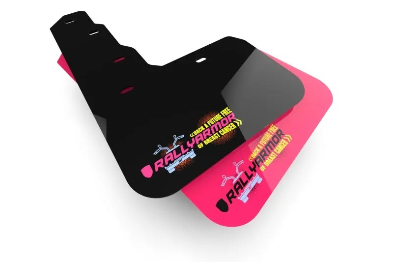 Rally Armor Bce-Branded Pink Mud Flaps For 2022–2025 Subaru Outback Wilderness 1
