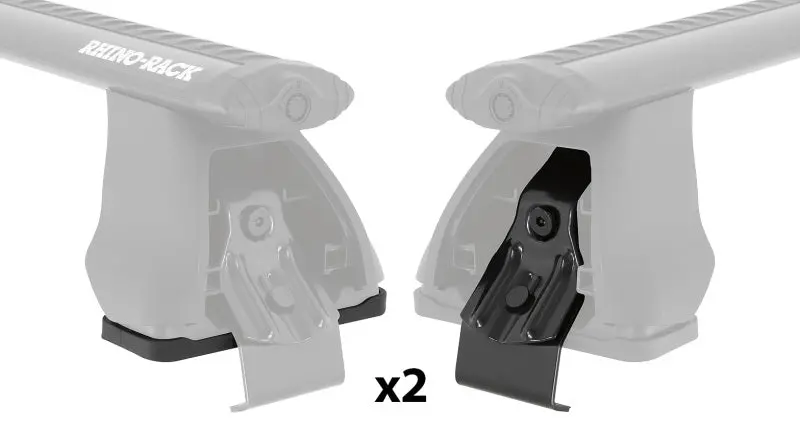 Rhino-Rack 2500 Half Fitting Kit — Includes 2 Pads And 2 Clamps 1