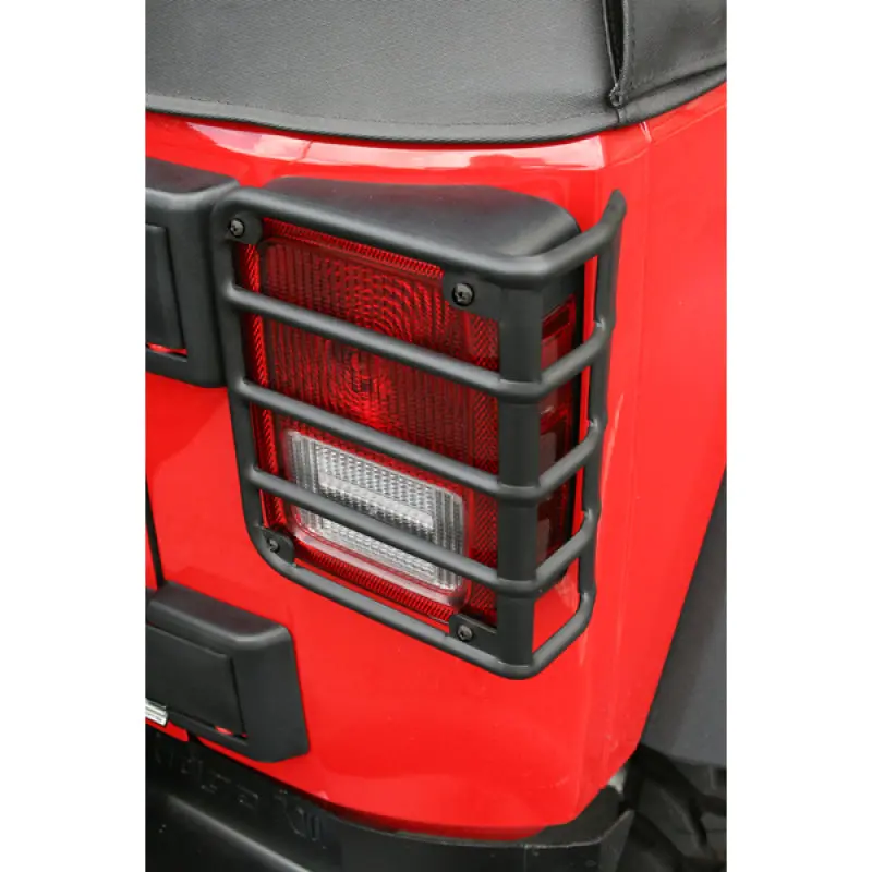 Rugged Ridge Euro-Style Black Tail Light Guards For 2007–2018 Jeep Wrangler 1