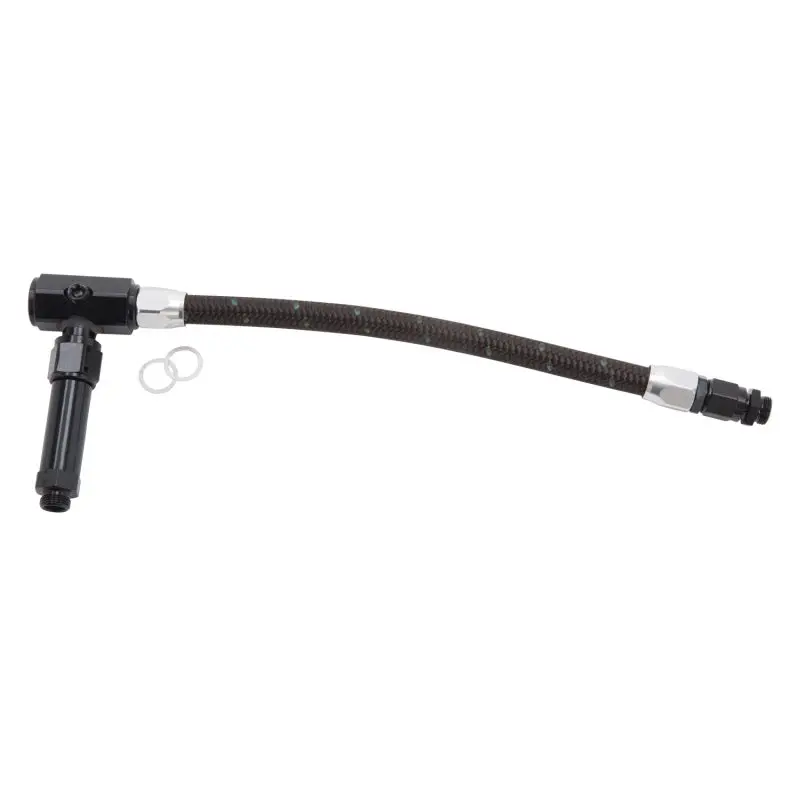 Russell Performance Dual-Inlet Carburetor Kit: -6 An To 3/8" Female Npt (Black/Silver) 1
