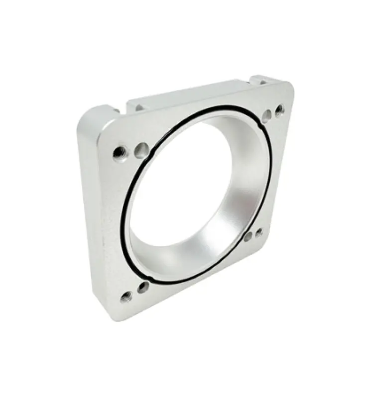 Torque Solution Big-Bore Throttle Body Adapter – 76Mm – For Subaru Sti (2006–2021) & Wrx (2008–2014) – Silver 1