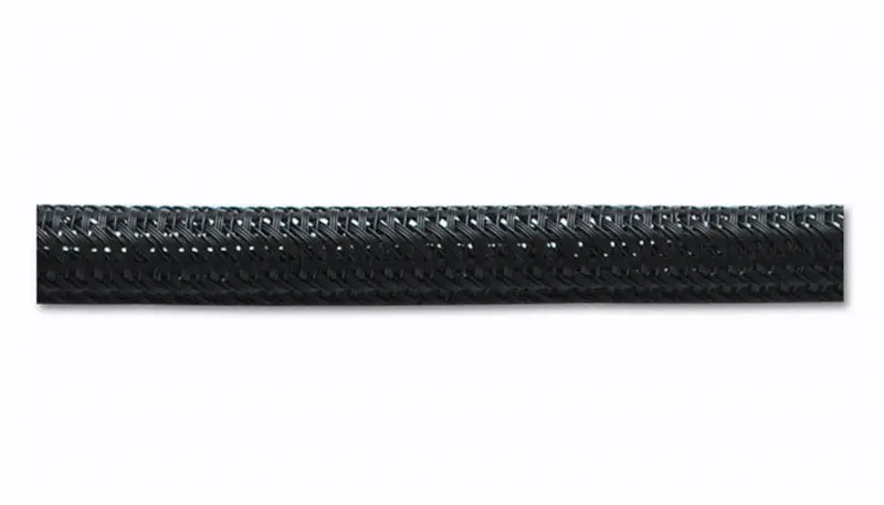 Vibrant 3/4In O.D. Flexible Split Sleeving (10 Foot Length) Black 1