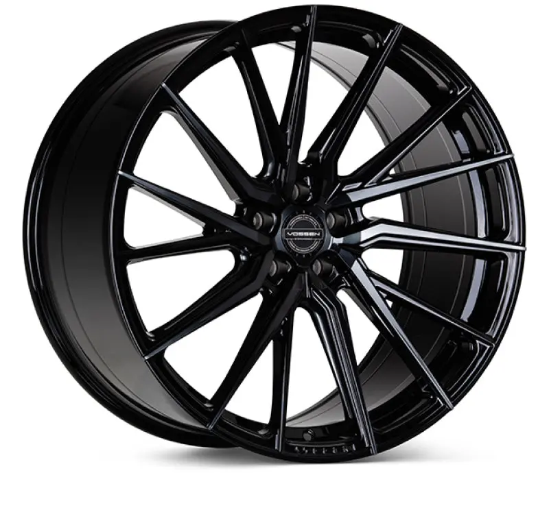 Vossen Hf-4T Forged Monoblock Wheel — 21×9″, 5×112 Pcd, Et32 Offset, Flat Face, Tinted Gloss Black (Left-Side) 1