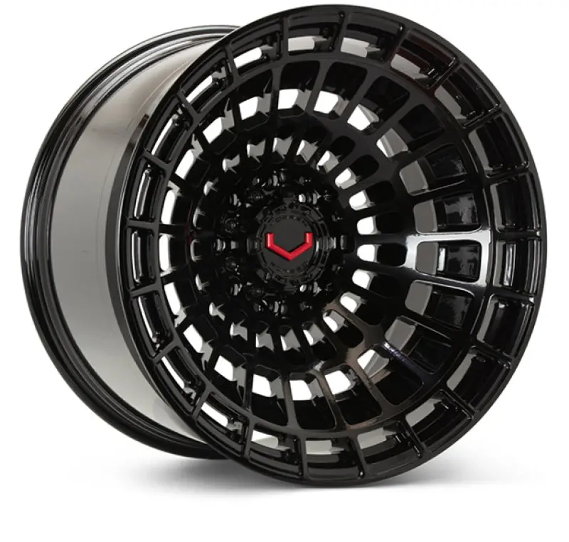 Vossen Lcx-04 22X12 - 8X180 - Et44 - Ultra Deep - 124.3 - Gloss Black Wheel 1