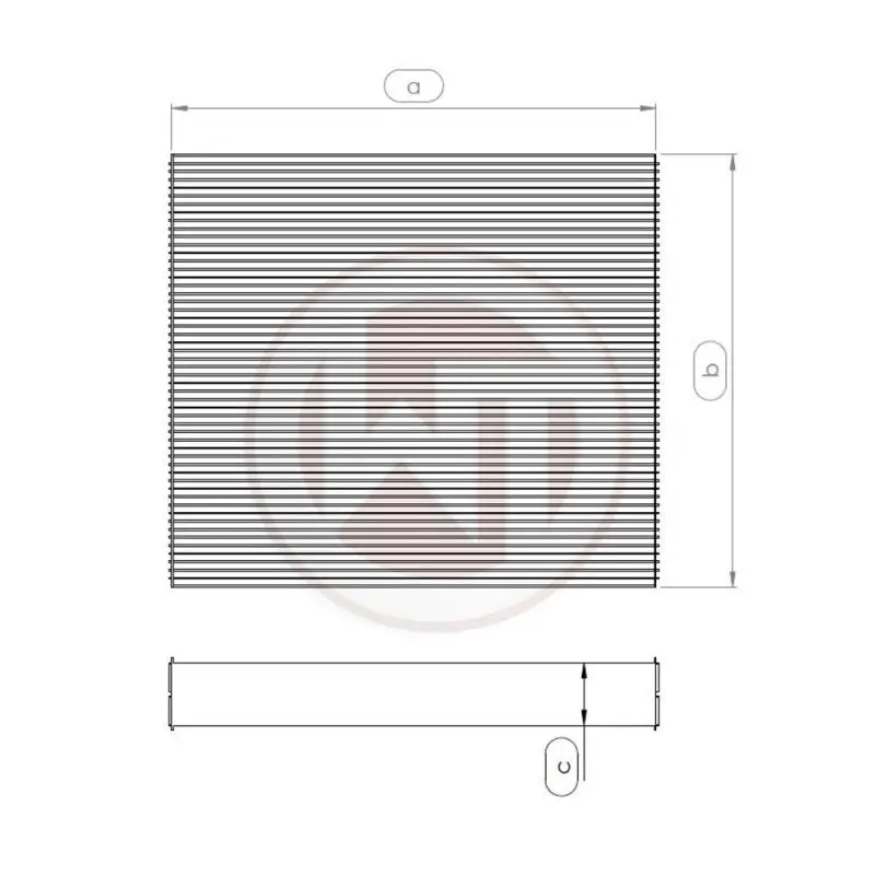 Wagner Tuning High-Capacity Radiator Core – 685X489X50Mm Dimensions 1
