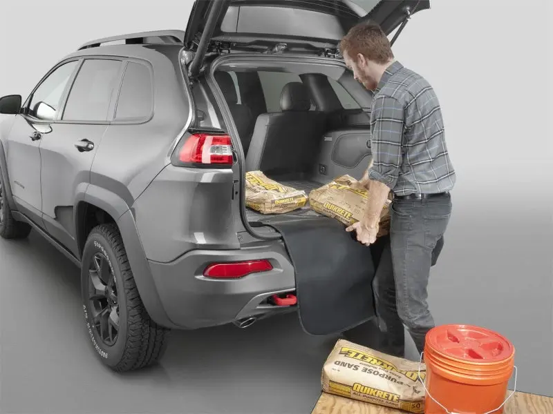 Weathertech Cargo Liner With Bumper Protector For 2021+ Jaguar F-Pace – Fits Behind Second Row – Black 1