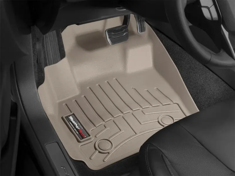 Weathertech Front Floor Liners — Tan, Custom-Fit For 2007+ Ford Expedition 1