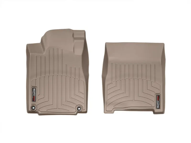 Weathertech Front Floorliner — Custom Molded For 2012+ Honda Cr-V, Tan Color 1