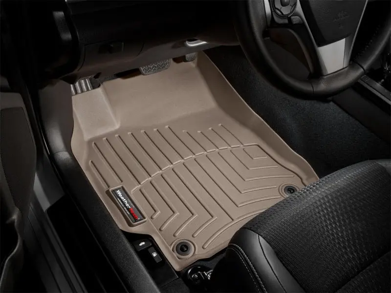 Weathertech Front Floorliner In Tan For 2011–2014 Cadillac Cts Coupe (Non-Awd) 1