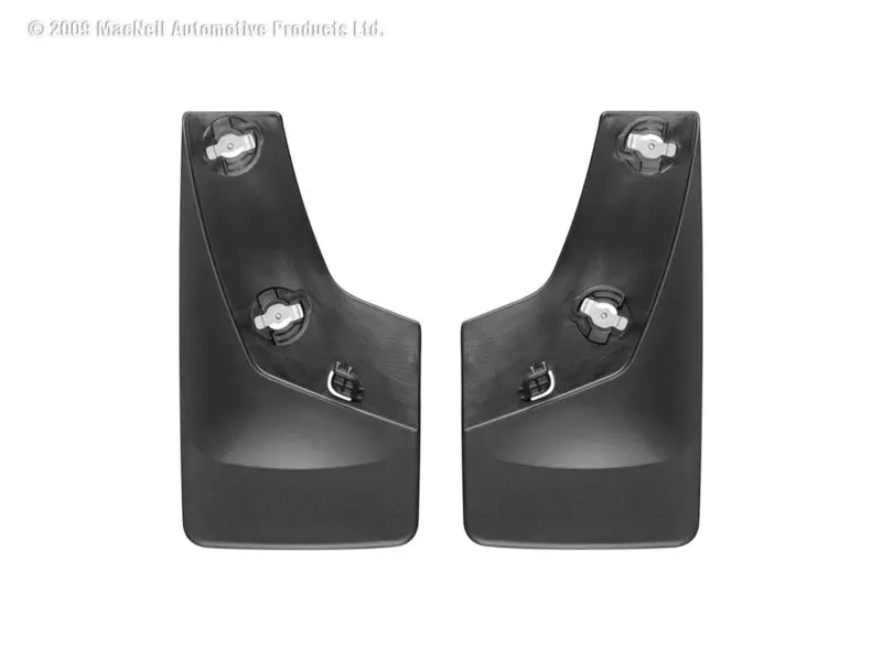 Weathertech No-Drill Mudflaps For 2007–2013 Gmc Sierra – Black, Easy Installation 1