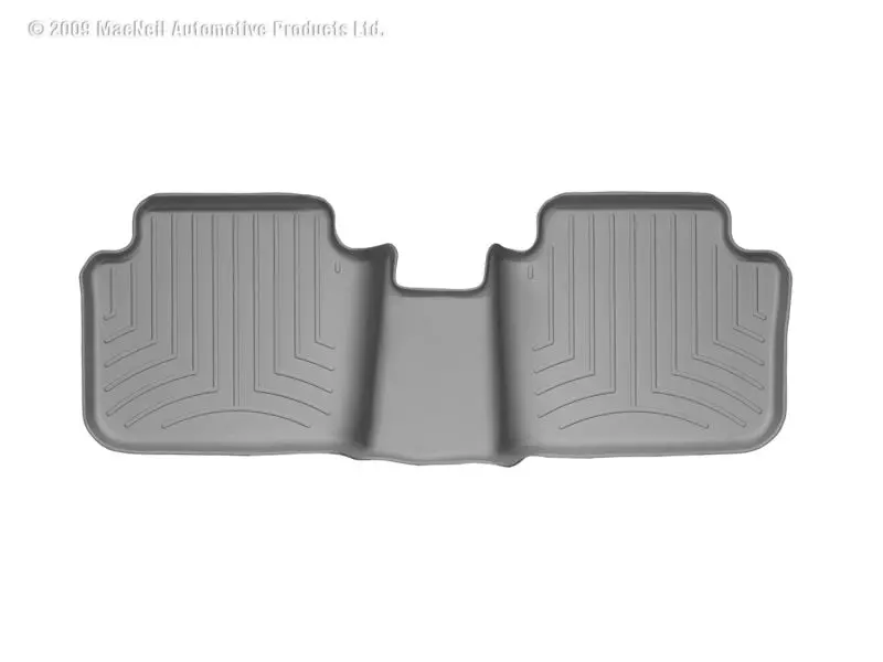 Weathertech Rear Floorliner For 2005–2007 Honda Accord – Custom-Fit, Grey Thermoplastic 1