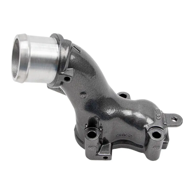 Wehrli L5P Duramax Thermostat Housing – Sparkle Bomber Orange Anodized Finish 1