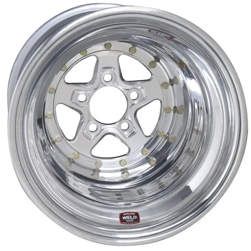 Weld Alumastar 2.0 15X10 / 5X4.75 Bp / 5In. Bs Polished Wheel - Non-Beadlock 1