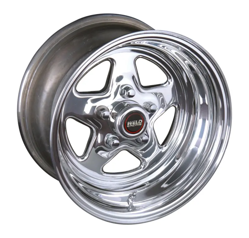 Weld Prostar 15X10 Polished Aluminum Wheel – 5X4.5 Bolt Pattern, 3.5” Backspace 1