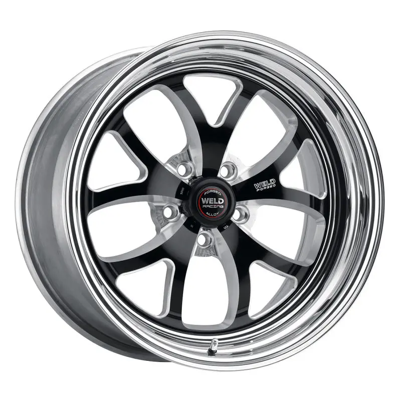 Weld S76 17X7 / 5X4.5 Bp / 4.8In. Bs Black Wheel (Medium Pad) - Non-Beadlock 2