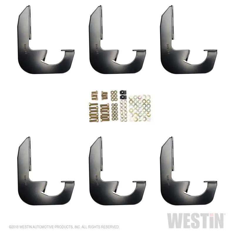 Westin 2005-2015 Nissan Frontier Crew/King/Ext Cab Running Board Mount Kit - Black 1