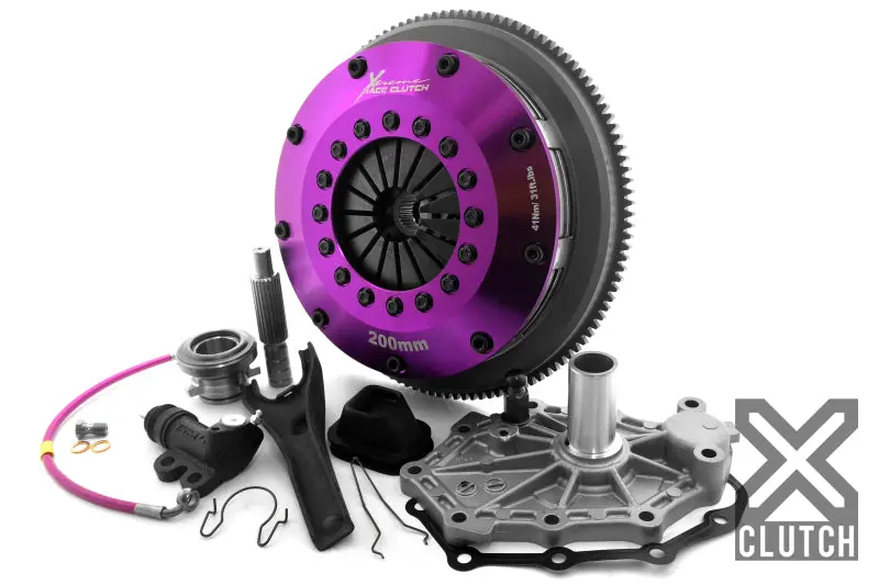 Xclutch Twin-Disc Ceramic Clutch Kit With Sprung Hub For 2001–2002 Nissan Pathfinder Se (3.5L V6) 1